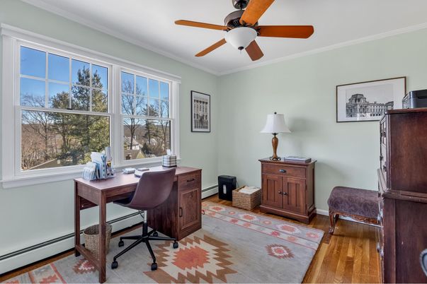Home Office, Interior, Wood Texture Flooring