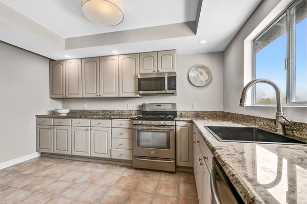 Interior, Kitchen, Recessed Lighting, Stainless Steel Appliances