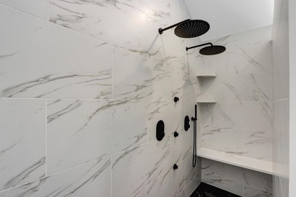 Bathroom, Interior, Marble Walls