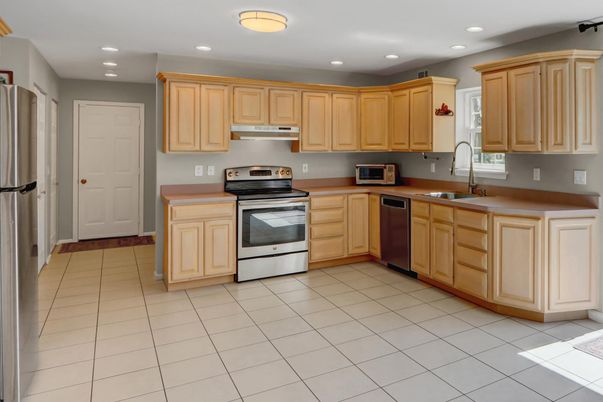 Interior, Kitchen, Recessed Lighting, Stainless Steel Appliances