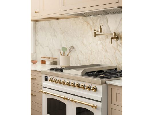 Interior, Kitchen, Marble Walls