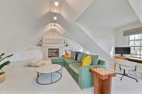 Fireplace, Interior, Living room, Pendant Lights