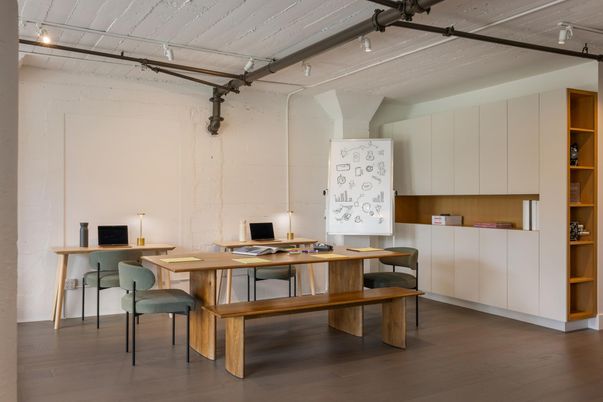 Home Office, Interior, Wood Texture Flooring
