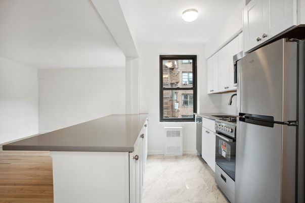Interior, Kitchen, Marble, Stainless Steel Appliances