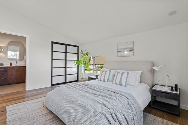 Bedroom, Interior, Wood Texture Flooring