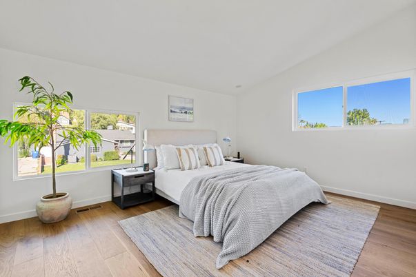 Bedroom, Interior, Wood Texture Flooring