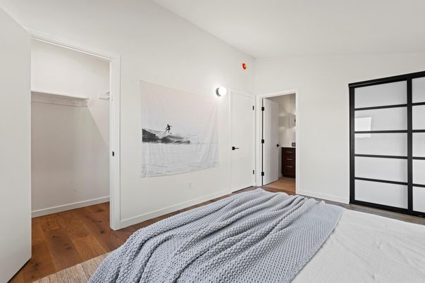 Bedroom, Interior, Wood Texture Flooring