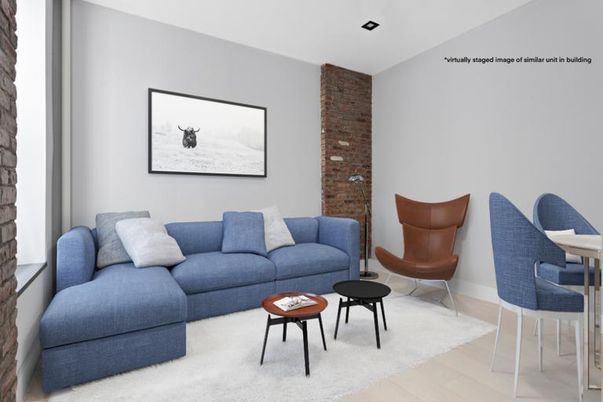 Interior, Living room, Recessed Lighting, Stone Walls, Wood Texture Flooring