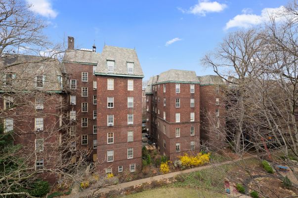 Exterior, Facade, Brick Facade, Condo Building