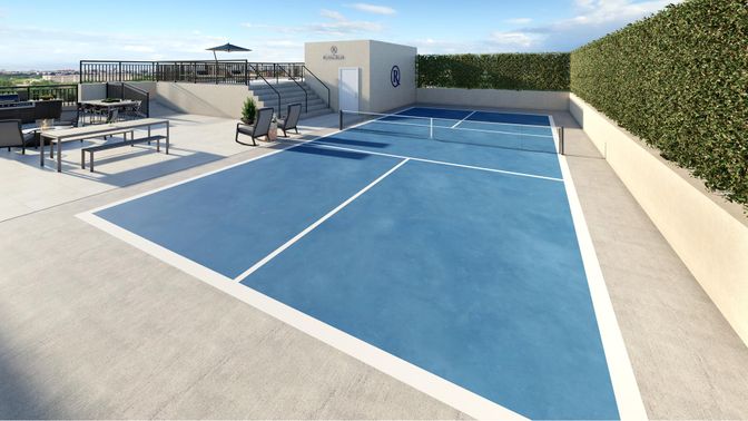 Exterior, Tennis Courts