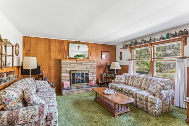Fireplace, Interior, Living room, Wooden Walls