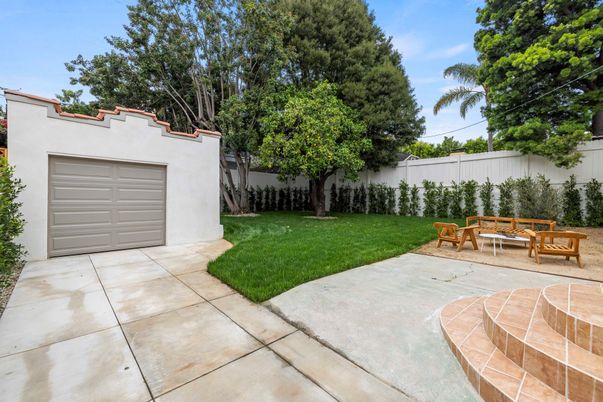 Backyard, Detached Garage, Exterior