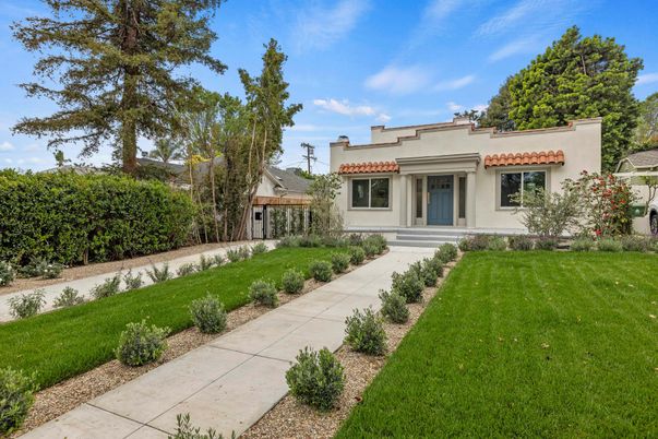 Backyard, Exterior, Facade, Spanish Mediterranean
