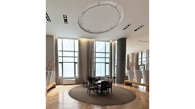 Dining room, Interior, Wood Texture Flooring