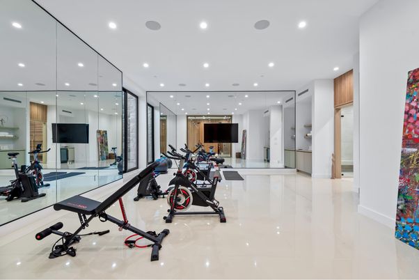 Fitness Equipment, Interior, Recessed Lighting