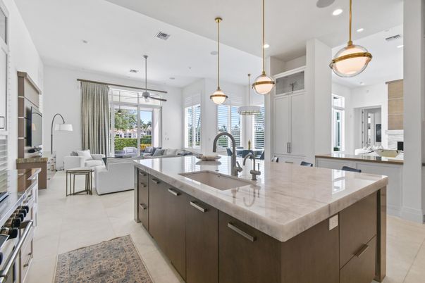 Interior, Kitchen, Living room, Pendant Lights, Recessed Lighting
