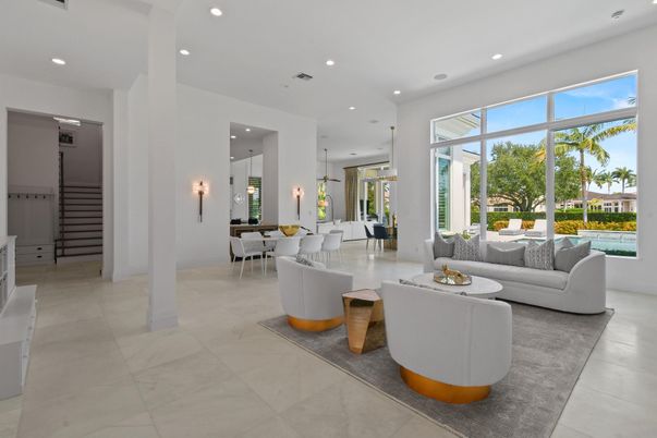 Dining room, Interior, Living room, Recessed Lighting