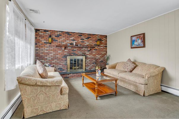 Fireplace, Interior, Living room, Stone Walls