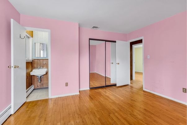 Bathroom, Empty room, Interior, Wood Texture Flooring