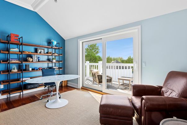 Home Office, Interior, Wood Texture Flooring