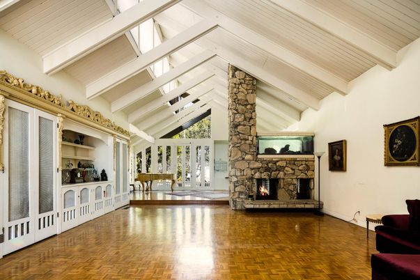 Fireplace, Interior, Wood Texture Flooring