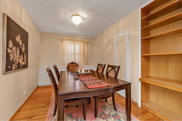 Dining room, Interior, Wood Texture Flooring