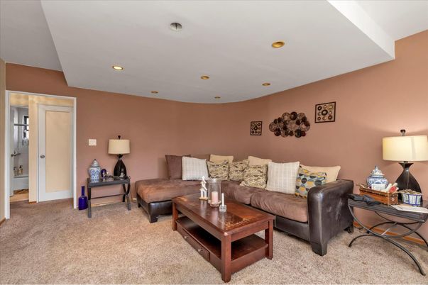 Interior, Living room, Recessed Lighting