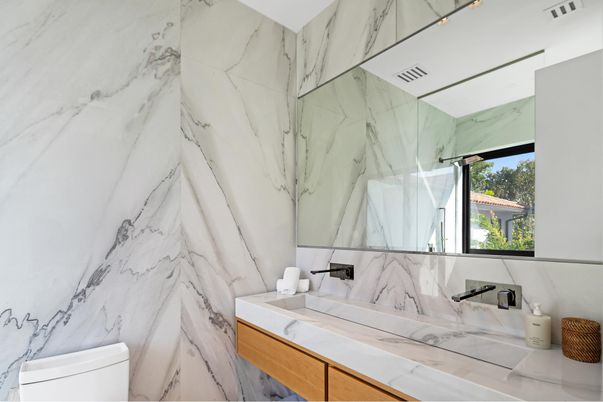 Bathroom, Interior, Marble Walls