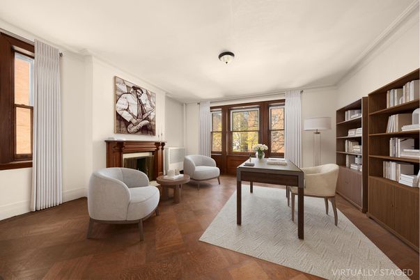 Home Office, Interior, Wood Texture Flooring