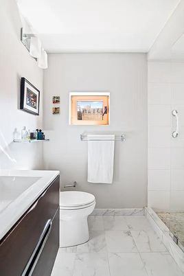 Bathroom, Glass Shower, Interior, Marble