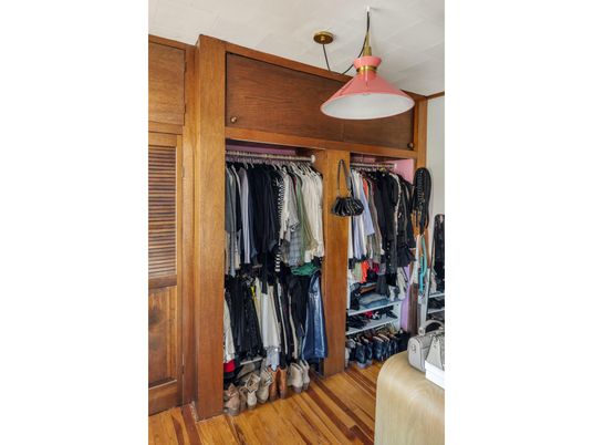 Interior, Walk-in Closets, Wood Texture Flooring