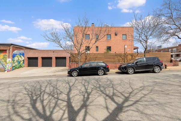Attached, Exterior, Facade, Brick Facade, Condo Building