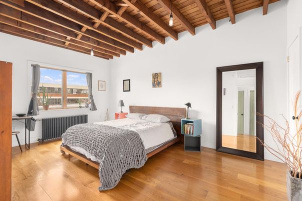 Bedroom, Interior, Wooden Beams, Wooden Ceilings, Wood Texture Flooring