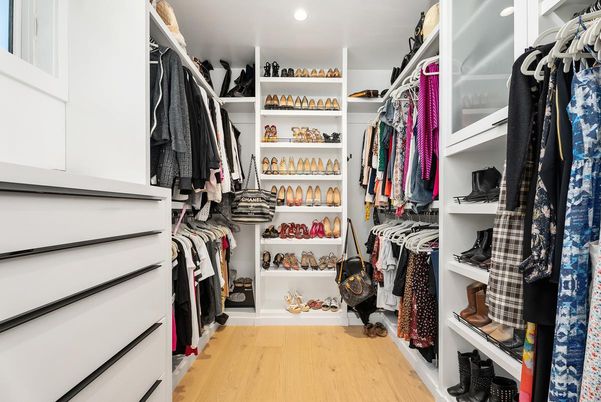 Interior, Recessed Lighting, Walk-in Closets, Wood Texture Flooring