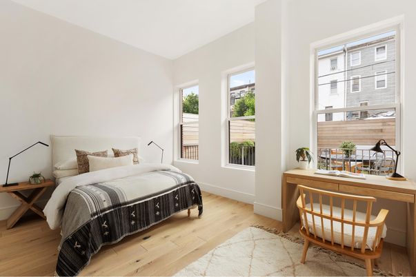 Bedroom, Home Office, Interior, Wood Texture Flooring