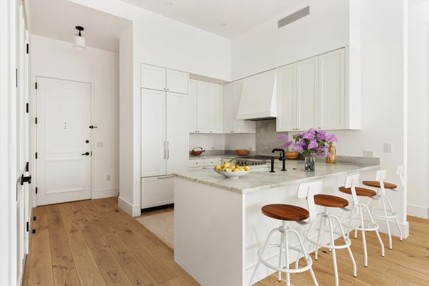 Interior, Kitchen, Wood Texture Flooring