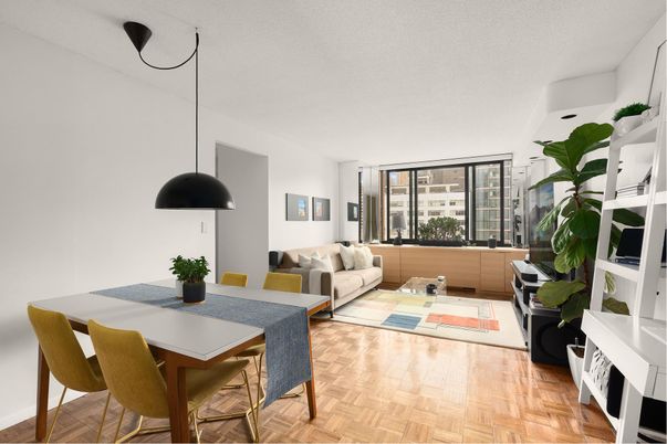 Dining room, Interior, Living room, Pendant Lights, Wood Texture Flooring