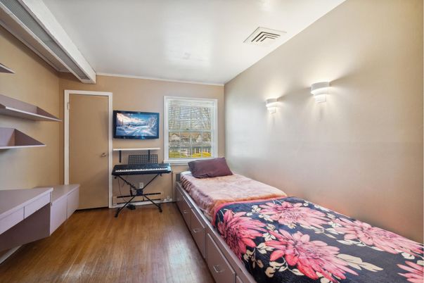 Bedroom, Interior, Wood Texture Flooring