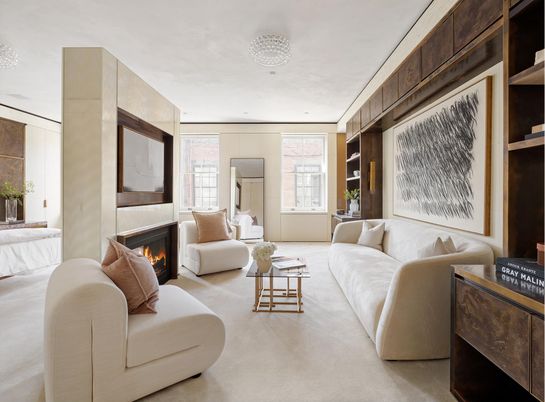 Fireplace, Interior, Living room, Recessed Lighting