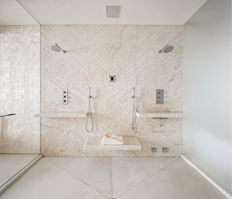 Bathroom, Glass Shower, Interior