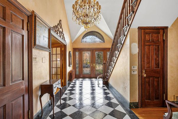Chandelier, Interior, Wood Texture Flooring