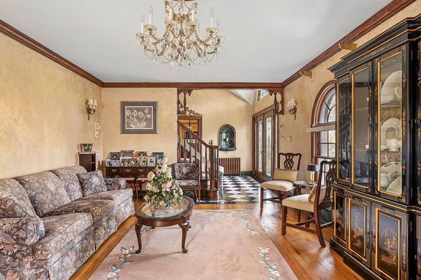 Chandelier, Interior, Living room, Wood Texture Flooring