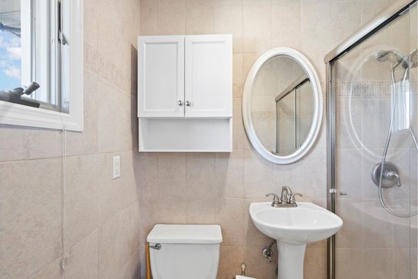 Bathroom, Glass Shower, Interior