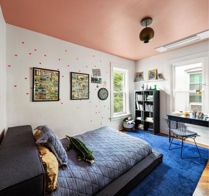 Bedroom, Home Office, Interior, Wood Texture Flooring