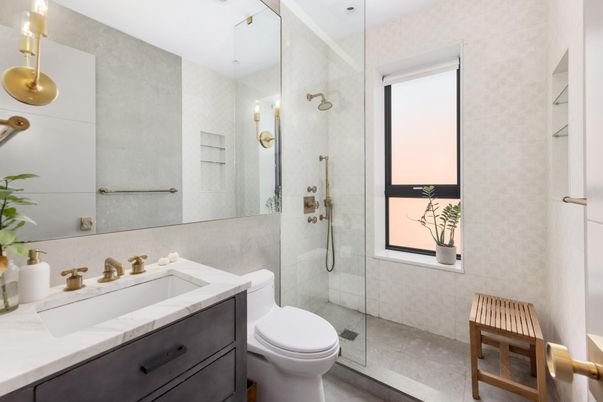 Bathroom, Glass Shower, Interior