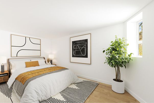 Bedroom, Interior, Wood Texture Flooring