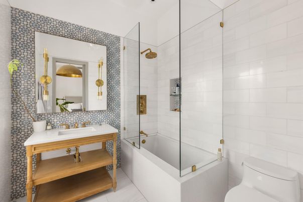 Bathroom, Glass Shower, Interior