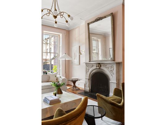 Chandelier, Fireplace, Interior, Living room, Wood Texture Flooring