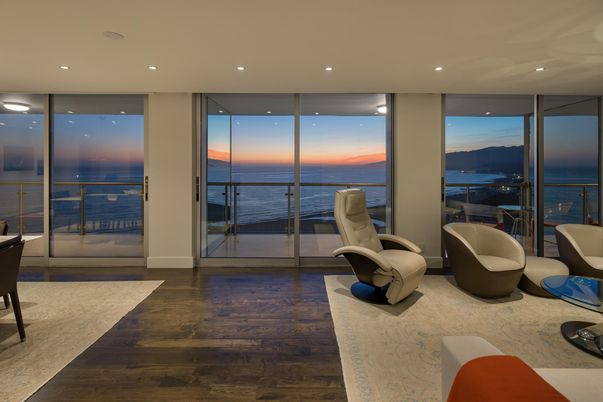 Interior, Recessed Lighting, Water, Wood Texture Flooring