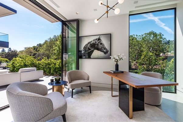Home Office, Interior, Pendant Lights